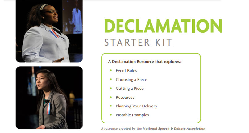 Declamation Starter Kit