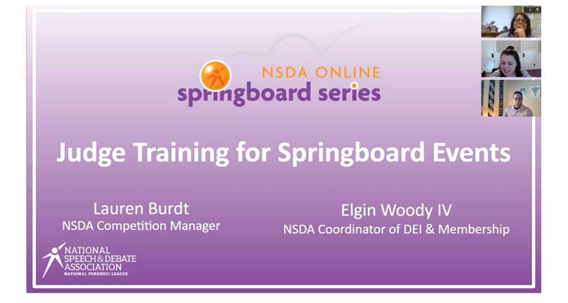 Judge Training For Springboard Events