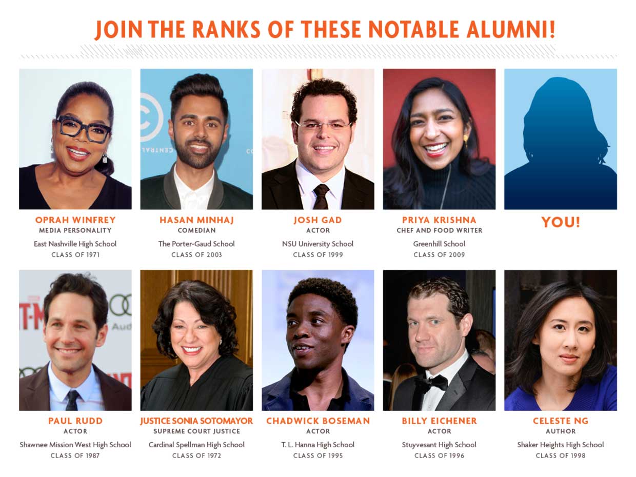 Join the Ranks of These Notable Alumni